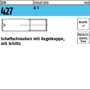 DIN 427 1.4305 M 3 x 6 rostfrei A 1 S