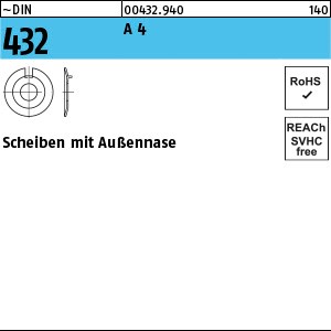 DIN 432 A 4 4,3 A 4 S