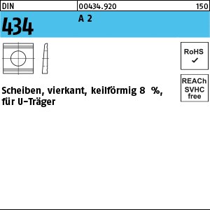 DIN 434 A 2 9 Neigung 8 % A 2 S