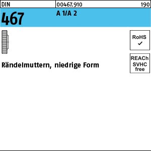 DIN 467 A 1/A 2 M 4 rostfrei A 1/A 2 S