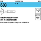 DIN 603 A 4 Flachrundschrauben mit Vierkantansatz 