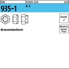 DIN 935-1 A 2 Kronenmuttern 