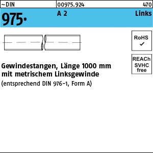 DIN 975 A 2 M 8 -LH A 2 S
