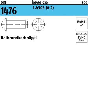 DIN 1476 1.4303 1,4 x 3 rostfrei A 2 S