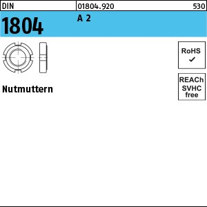 DIN 1804 A 2 M 14 x 1,5 A 2 S