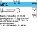 ISO 4014 A 2 - 70 AD W2 Sechskantschrauben mit Schaft 