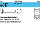 ISO 4017 A 4 - 80 Sechskantschrauben mit Gewinde bis Kopf 