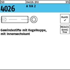 ISO 4026 A 1/A 2 Gewindestifte mit Kegelkuppe und Innensechskant