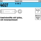 ISO 4027 A 1/A 2 Gewindestifte mit Spitze und Innensechskant