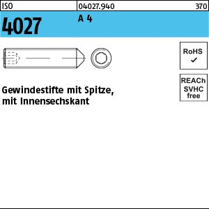 ISO 4027 A 4 M 2,5 x 8 A 4 S
