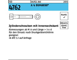 ISO 4762 A 4 BUMAX88 Zylinderschrauben mit Innensechskant 