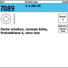 ISO 7089 A 4 200 HV Flache Scheiben, normale Reihe, Produktklasse A, ohne Fase