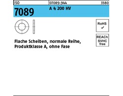ISO 7089 A 4 200 HV Flache Scheiben, normale Reihe, Produktklasse A, ohne Fase