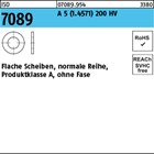 ISO 7089 A 5 (1.4571) 200 HV Flache Scheiben, normale Reihe, Produktklasse A, oh