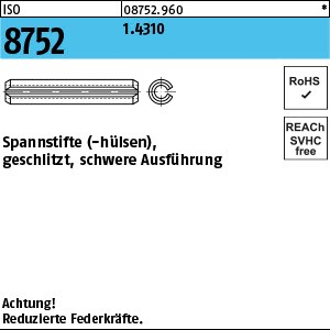 ISO 8752 1.4310 1 x 4 rostfrei S