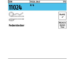 DIN 11024 A 4 Federstecker 