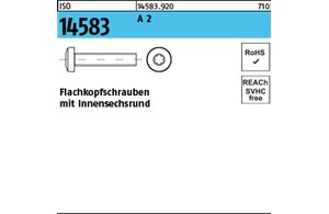 ISO 14583 A 2 Flachkopfschrauben mit Innensechsrund 