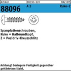 Artikel 88096 A 2 Ruko-Z Spanplattenschrauben, Halbrundkopf, Pozidriv-Kreuzschli