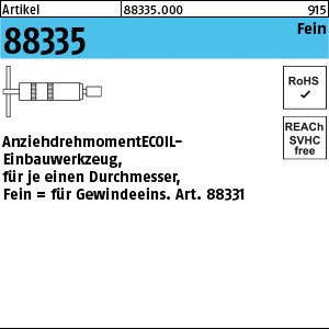 ART 88335 AMECOIL Einbauwerkzeug Kompl. f. M 20 x 1,5 S