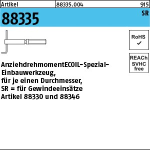 ART 88335 AMECOIL-Spezial-Einbauwerkzeug für Ausf. SR für M 18 S