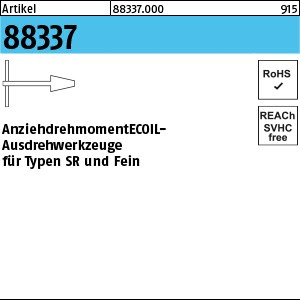 ART 88337 AMECOIL Ausdrehwerkzeug Nr. 1 M 2,5 - M 8 S