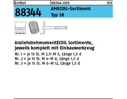 Artikel 88344 AMECOIL-Sortimente Typ SR AMECOIL Sortimente mit Bohrer, Gew.-schn