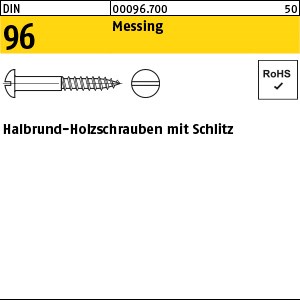 DIN 96 Messing 1,6 x 8 Ms S