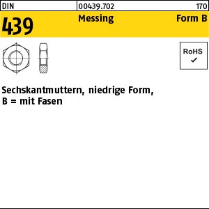 DIN 439 Messing BM 2 Ms S