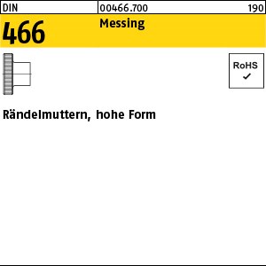 DIN 466 Messing M 3 Ms S