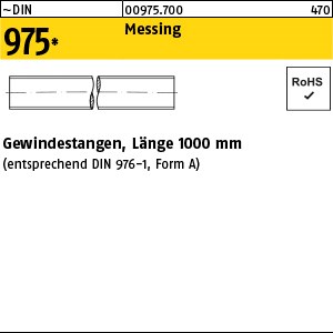 DIN 975 Messing M 2 Ms S