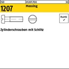 ISO 1207 Messing Zylinderschrauben mit Schlitz 