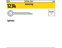 ISO 1234 Messing Splinte 