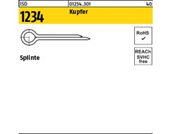 ISO 1234 Kupfer Splinte 