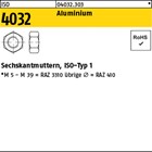 ISO 4032 Aluminium Sechskantmuttern, ISO-Typ 1 