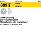 Artikel 88917 EPDM schwarz EPDM-Dichtung zur Verwendung mit Stockschrauben in So