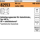 Artikel 82553 PA 6.6 MB-A/SK natur (NA) Befestigungssockel für Kabelbinder, Typ 