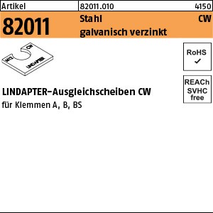 ART 82011 LINDAPTER St. CW M 10 galv. verzinkt S