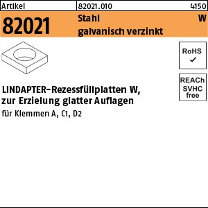ART 82021 LINDAPTER Stahl W M 10 galv. verzinkt S