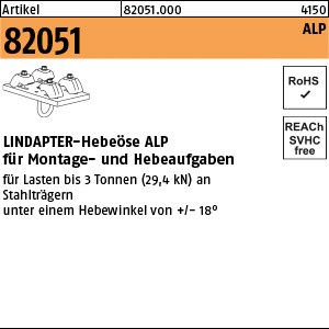 ART 82051 LINDAPTER-Hebeöse ALP 3T-1 S