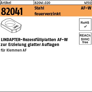 ART 82041 LINDAPTER AFW M 12 Stahl Adapter, tZn S