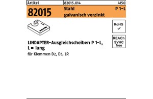 Artikel 82015 Stahl P 1-L galvanisch verzinkt LINDAPTER-Ausgleichsscheiben P 1-L