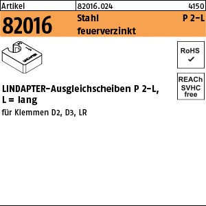 ART 82016 LINDAPTER St. P2 M 10 feuerverzinkt, lang S