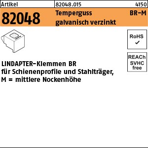 ART 82048 LINDAPTER GT BR 12 mittel galv. verzinkt S