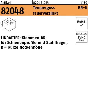 ART 82048 LINDAPTER GT BR 12 kurz feuerverzinkt S