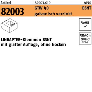 ART 82003 LINDAPTER GT BSNT M 12 galv. verzinkt S
