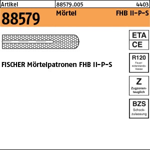 ART 88579 FISCHER-Highbond-Patronen FHB II-P 10 x 60 für FHB-S S