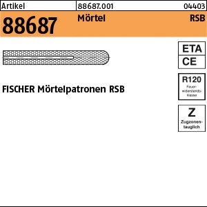 ART 88687 FISCHER-Reaktionspatrone RSB 8 S