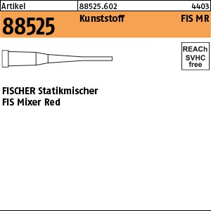 ART 88525 FISCHER-Statikmischer FIS Mixer Red S