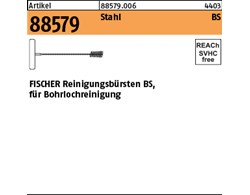Artikel 88579 Stahl BS FISCHER Reinigungsbürsten BS, für Bohrlochreinigung