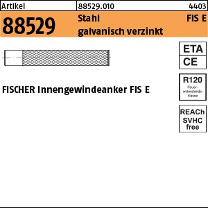 ART 88529 FISCHER-Innengewindeanker FIS E 11 x 85 x M 6 gal Zn S